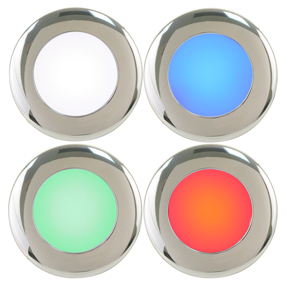 Scandvik A2.5 4 Color Downlight w/SS Trim - 8-30V - image 3