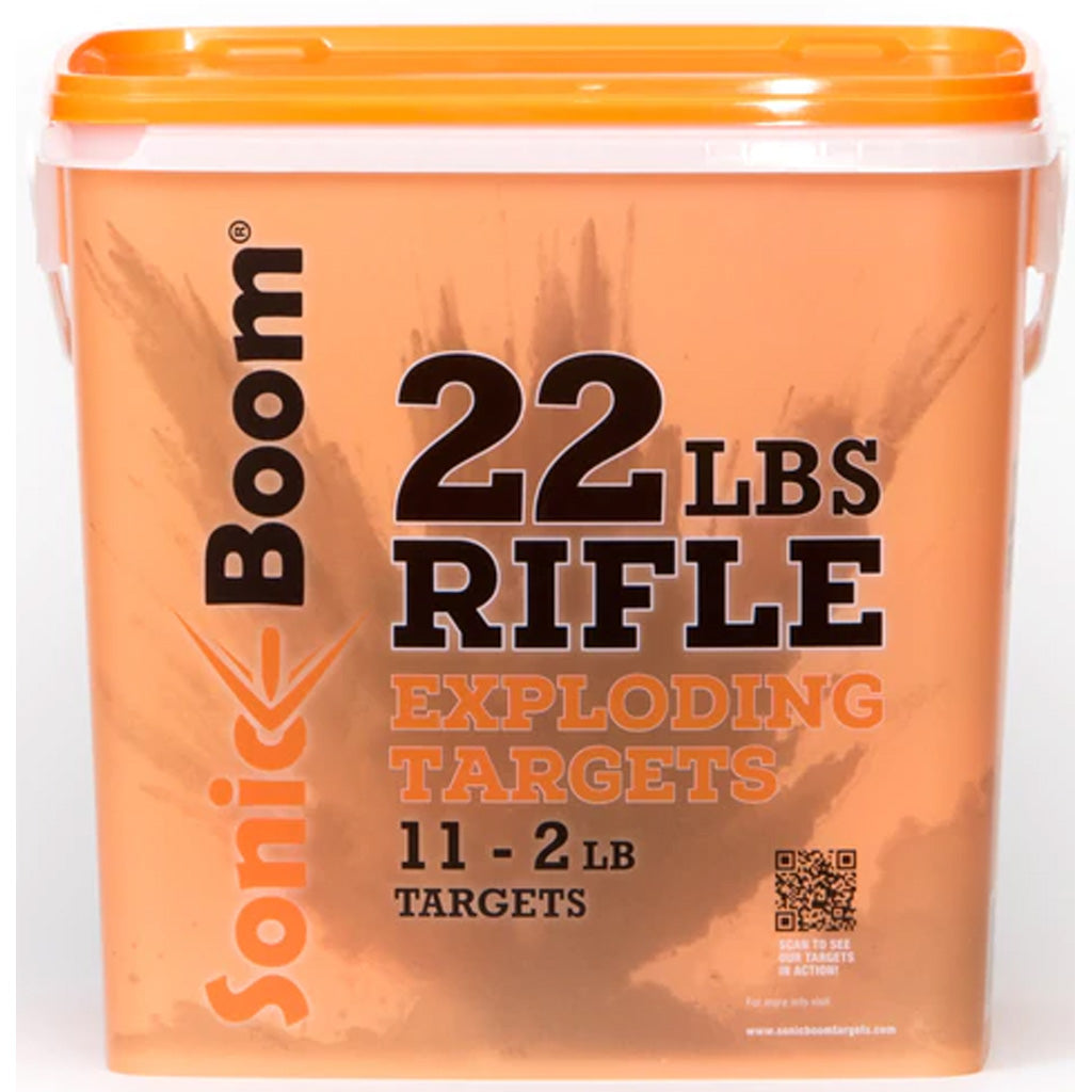 Sonic Boom Exploding Rifle Targets Bucket 2 lb. 11 pk.