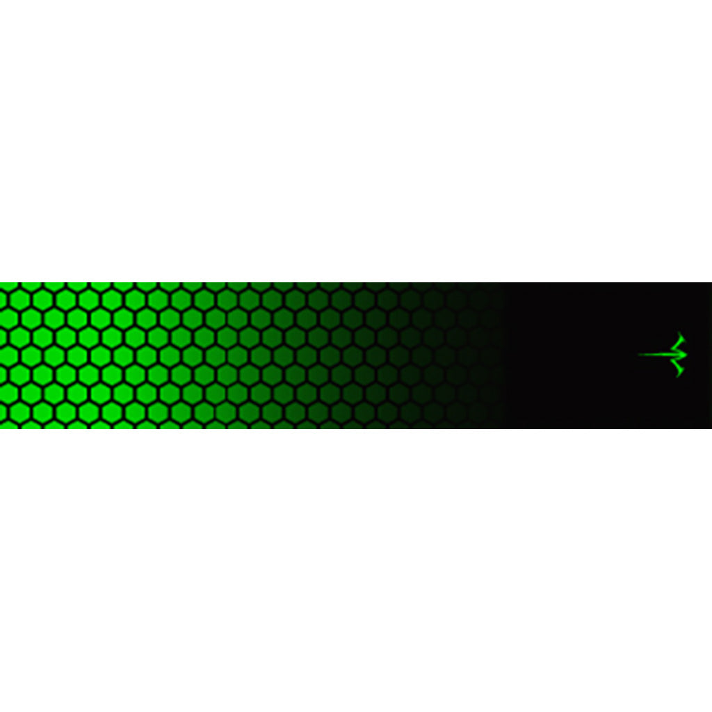 White Water Archery Honeycomb Fade Arrow Wraps Fade Lime Green 5 in. x 1.125 in. 15 pk.