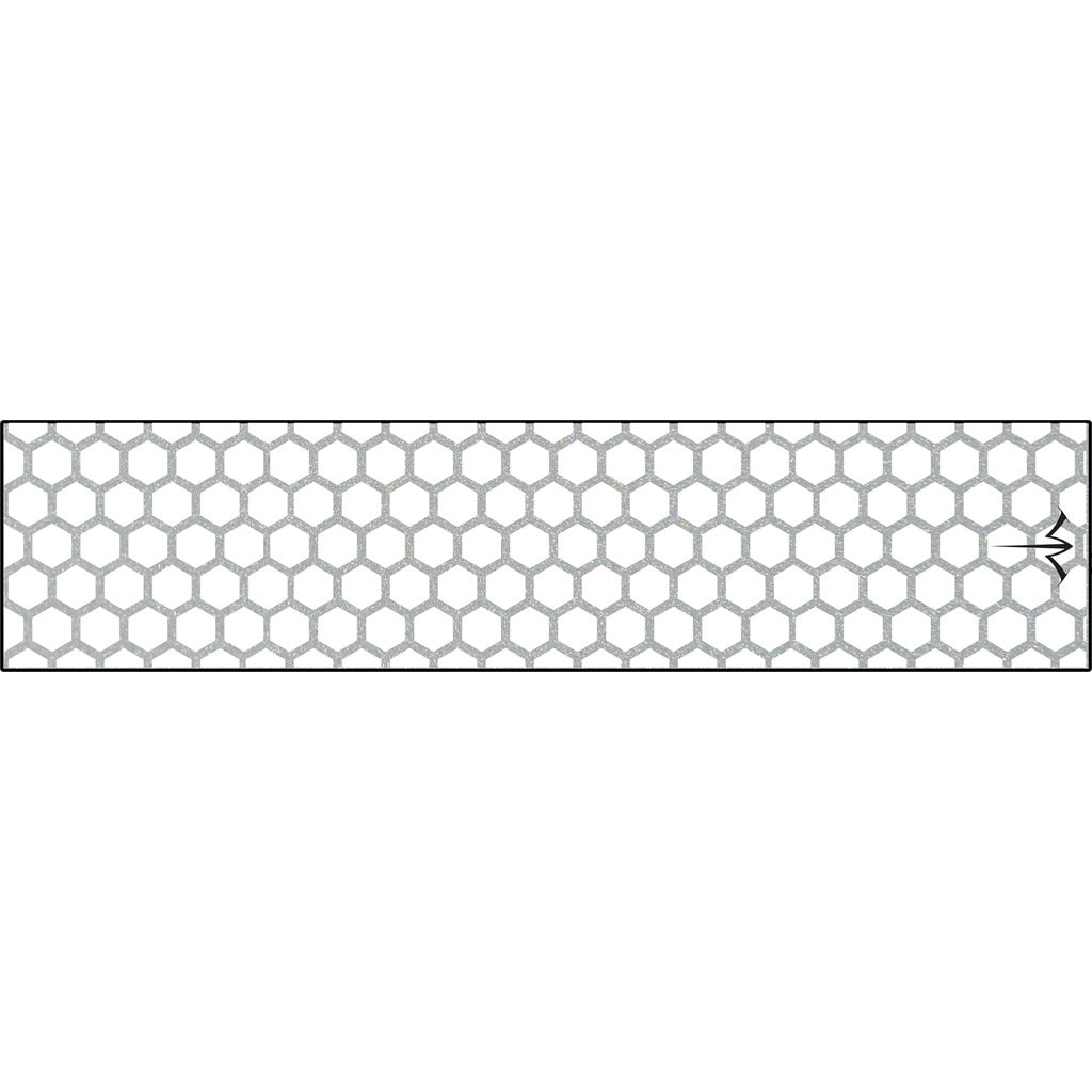 White Water Archery Reflective Arrow Wraps Honeycomb White 5 in. x 1.125 in. 15 pk.