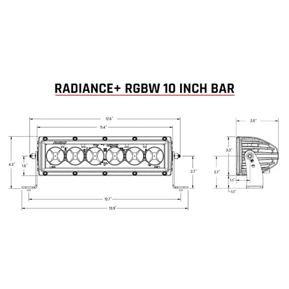 RIGID Industries Radiance + 10" Light Bar - RGBW - image 3