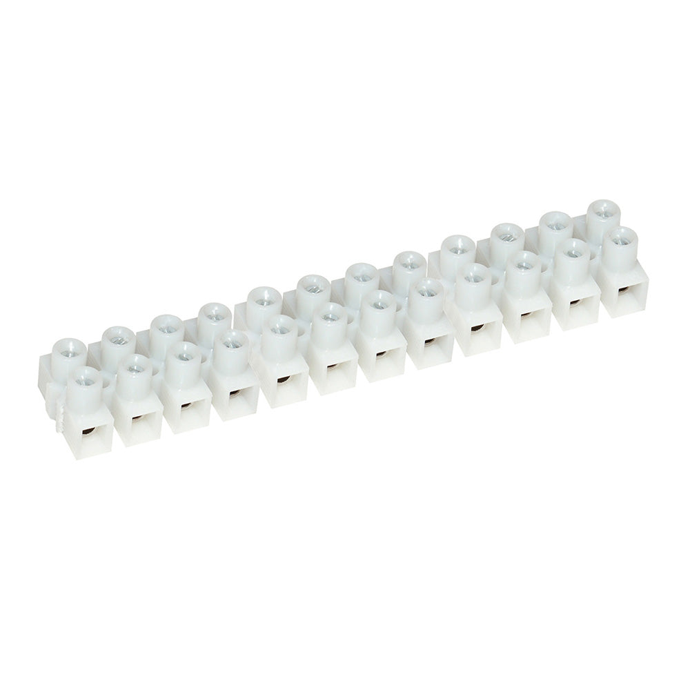 Pacer 20A Euro Style Terminal Block - 12 Gang - Pack of 5