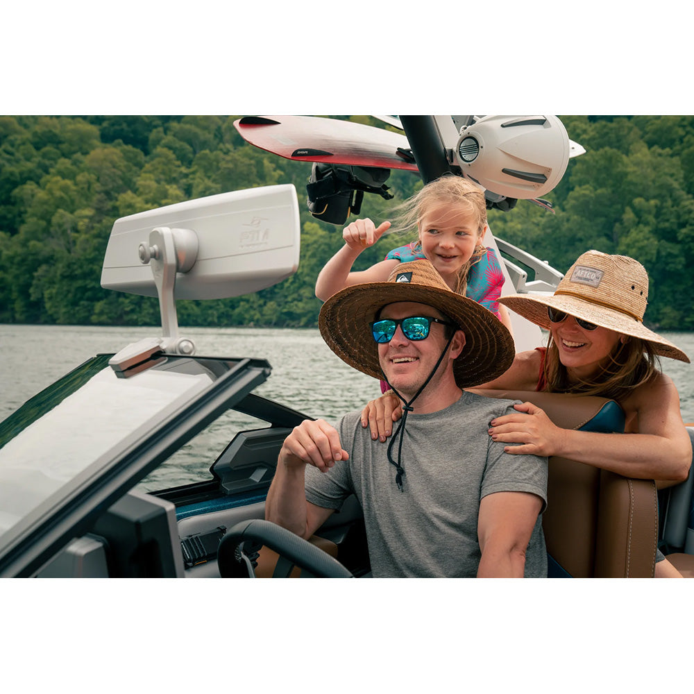 PTM Watersports VR-140 Elite Mirror - 6” x 20” - 140 Degree View - Black - image 3
