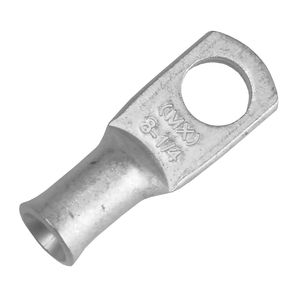Pacer Tinned Lug 8 AWG - 1/4" Stud Size - Pack of 10