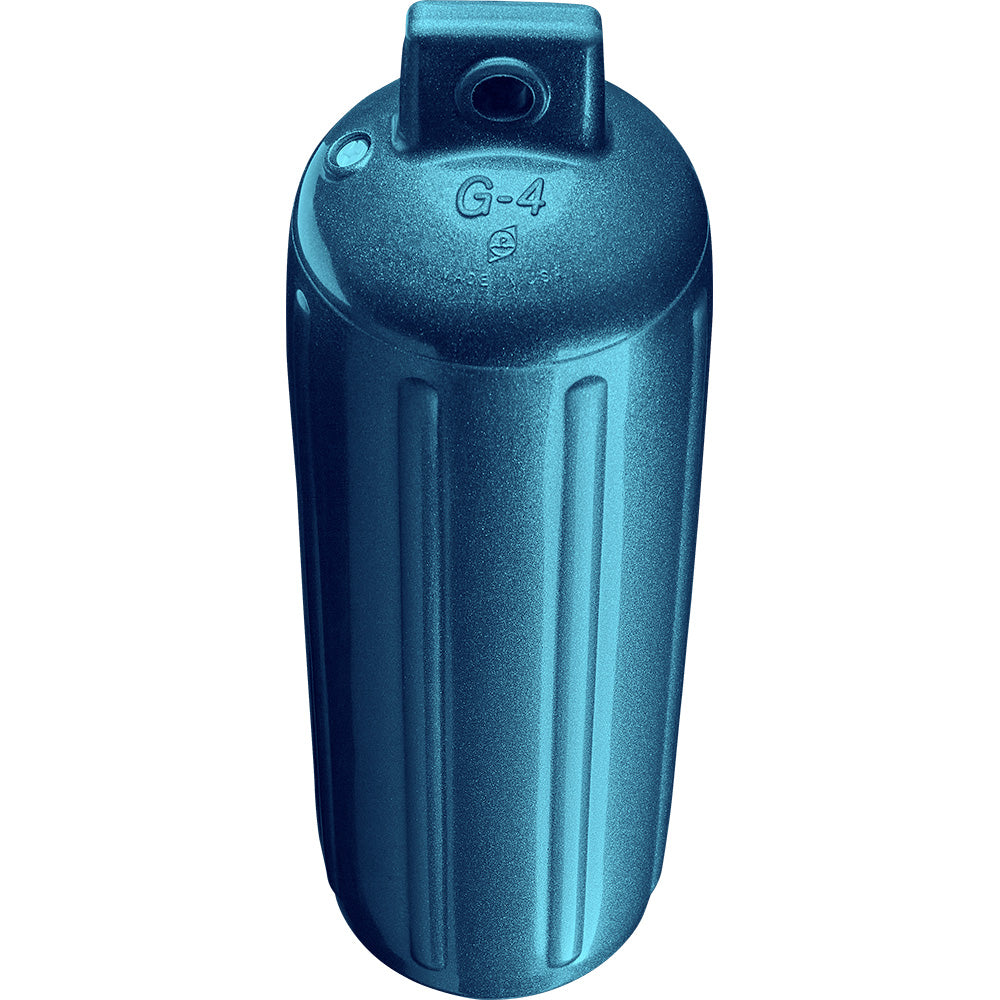 Polyform G-4 Twin Eye Fender 6.5" x 22" - Metallic Blue - image 2