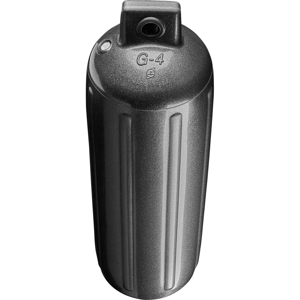 Polyform G-4 Twin Eye Fender 6.5" x 22" - Metallic Graphite - image 2