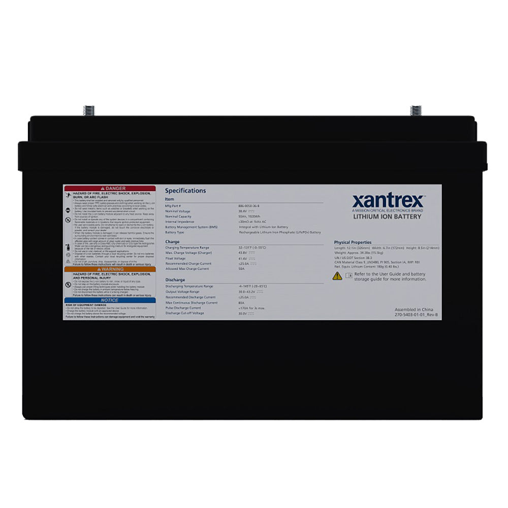 Xantrex 36V 50Ah Lithium-Ion (LiFePO4) Battery - image 3