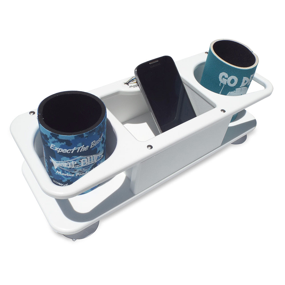 Deep Blue Marine MB-2 Double Cup Holder w/Suction Cups - image 2