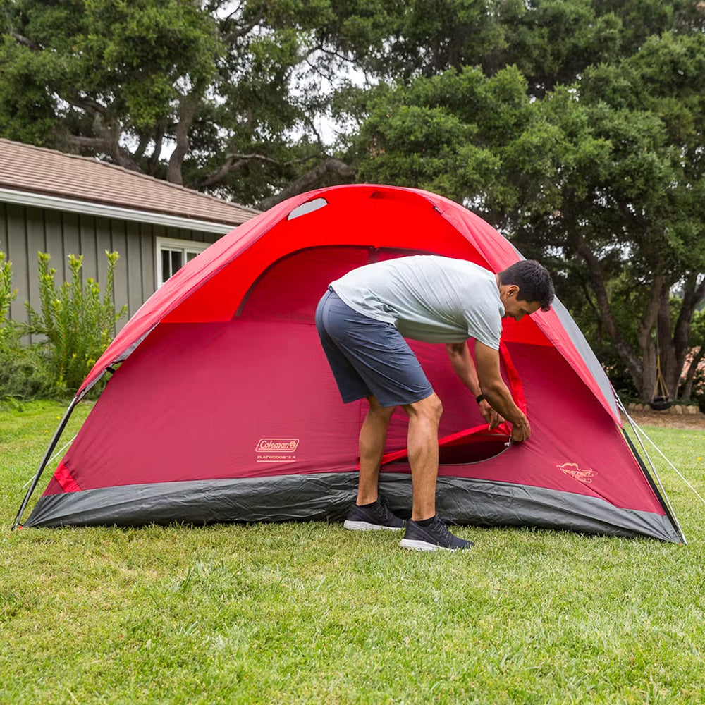 Coleman 6-Person Flatwoods II™ Lightweight Dome Camping Tent - Red - image 5