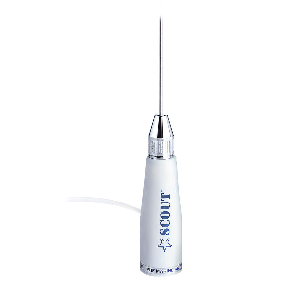 Scout 3.3' Stainless VHF Whip Antenna 3dB w/5M RG-58 Coax KS23A - image 2