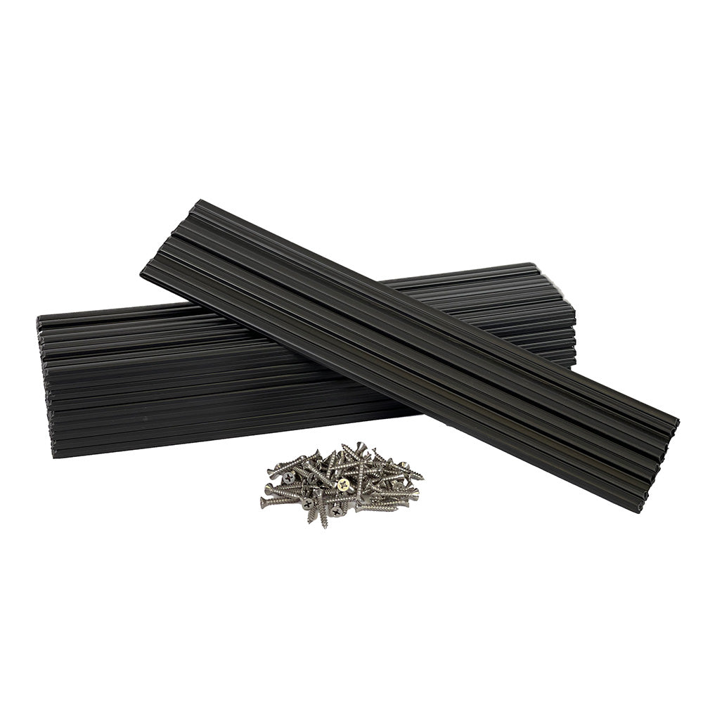 Caliber Marine Slides 3"x15" Black *Pack of 10