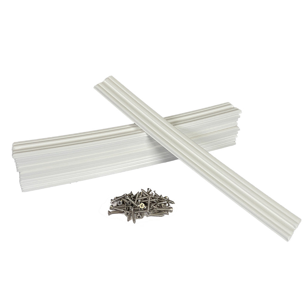 Caliber Marine Slides 1.5"x15" White *Pack of 10