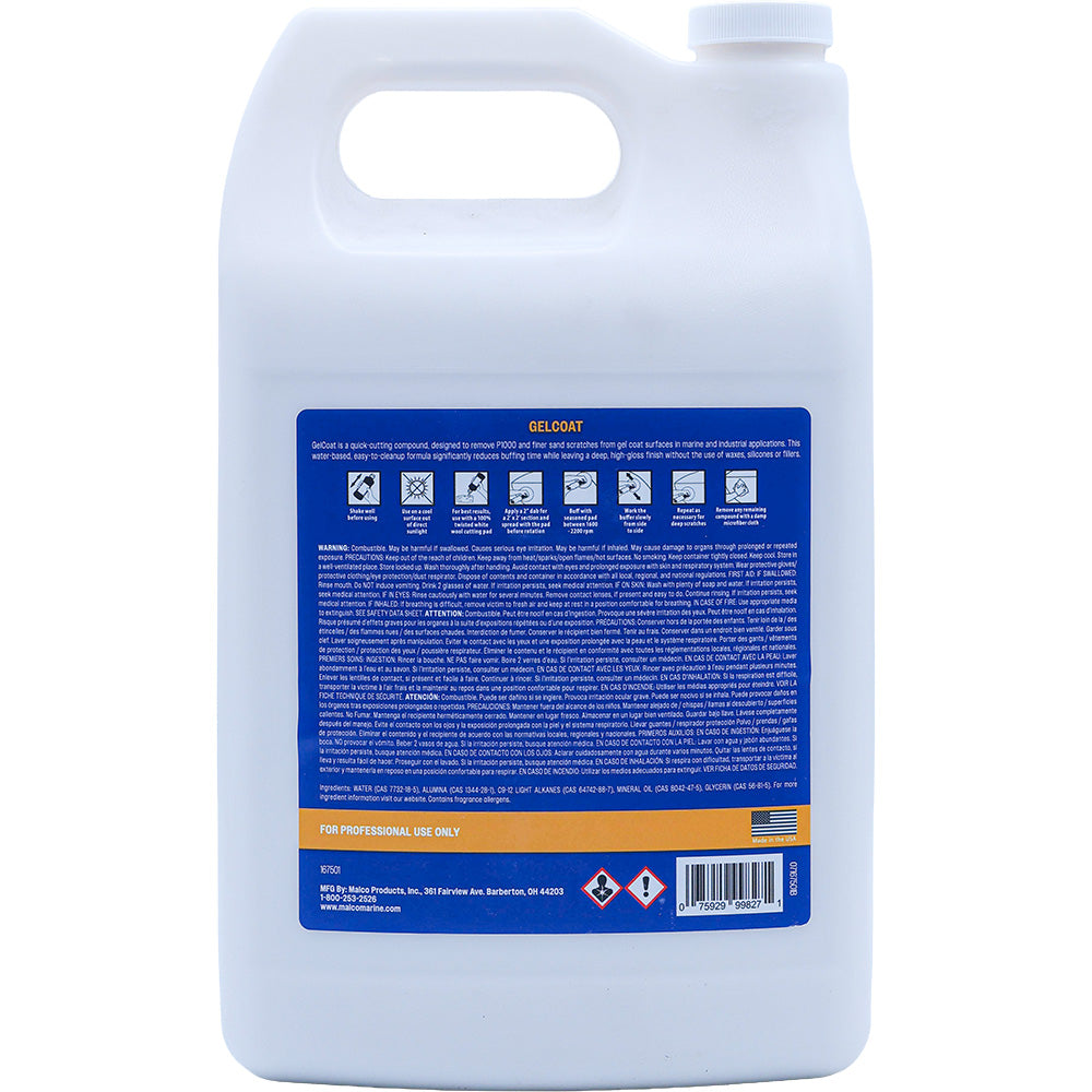 Malco Gel Coat Compound - 1 Gallon - image 2