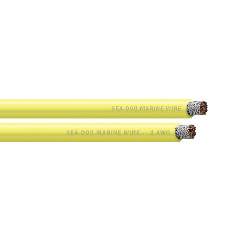 Sea-Dog 1 AWG Yellow Battery Cable - 50'