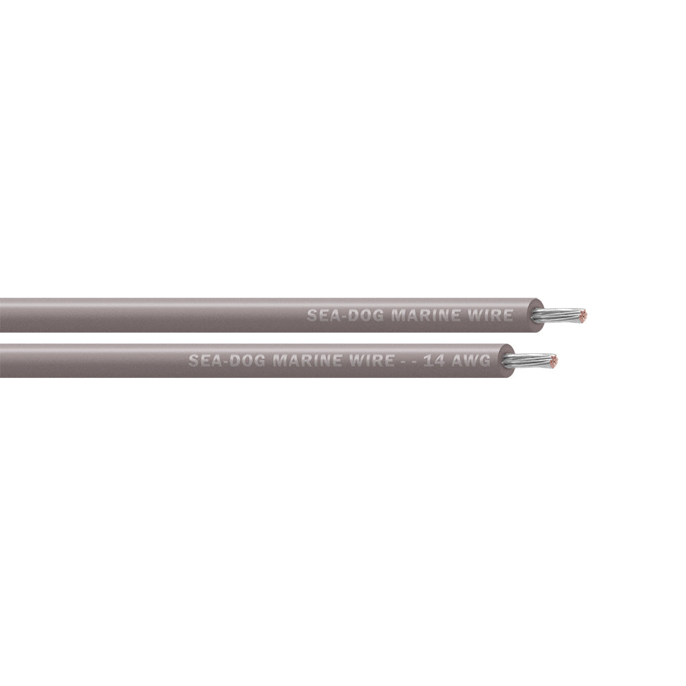 Sea-Dog 14 AWG Grey Primary Wire - 25'