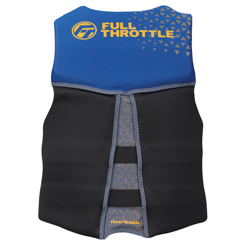 Full Throttle Men's Rapid-Dry Flex-Back Life Jacket - XL - Blue/Black - image 2