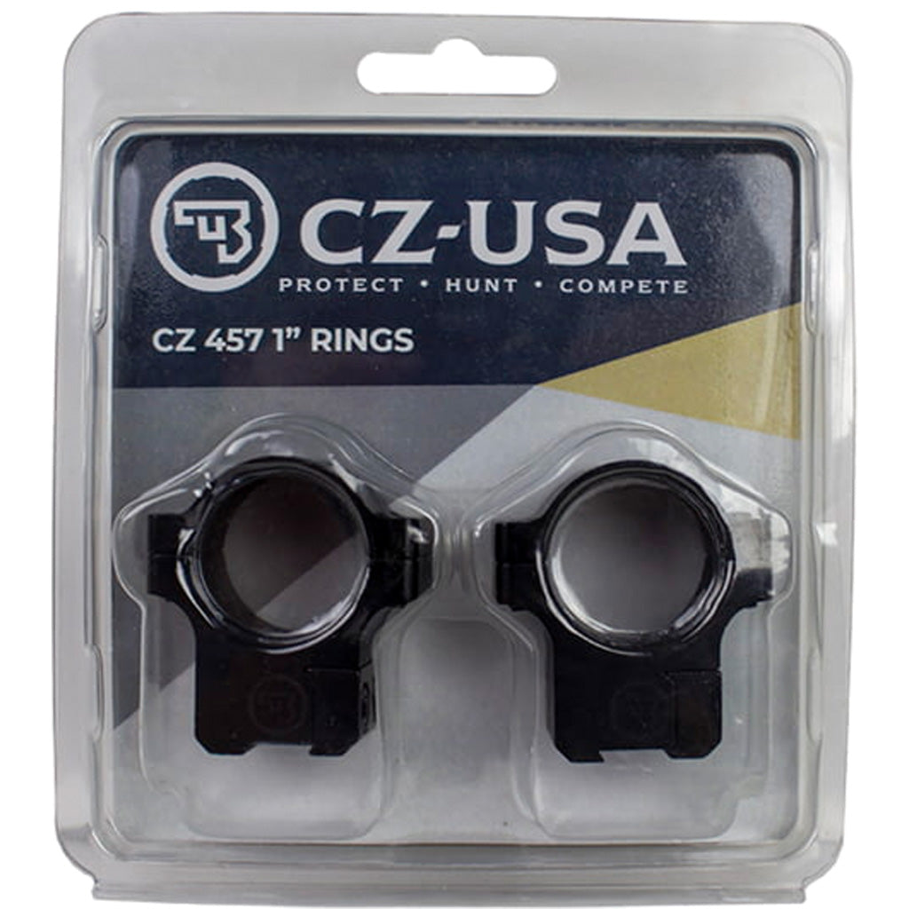 "CZ 457/455 Scope Rings 1 in. 11mm Dovetail, Height 0.575in. Fits 457, 455"