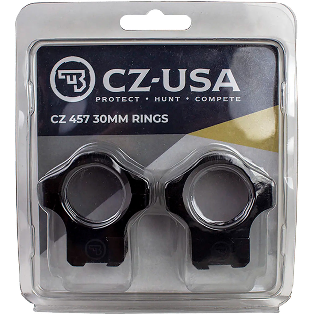 "CZ 457/455 Scope Rings 30mm 11mm Dovetail, Height 0.575 in. Fits 457, 455"