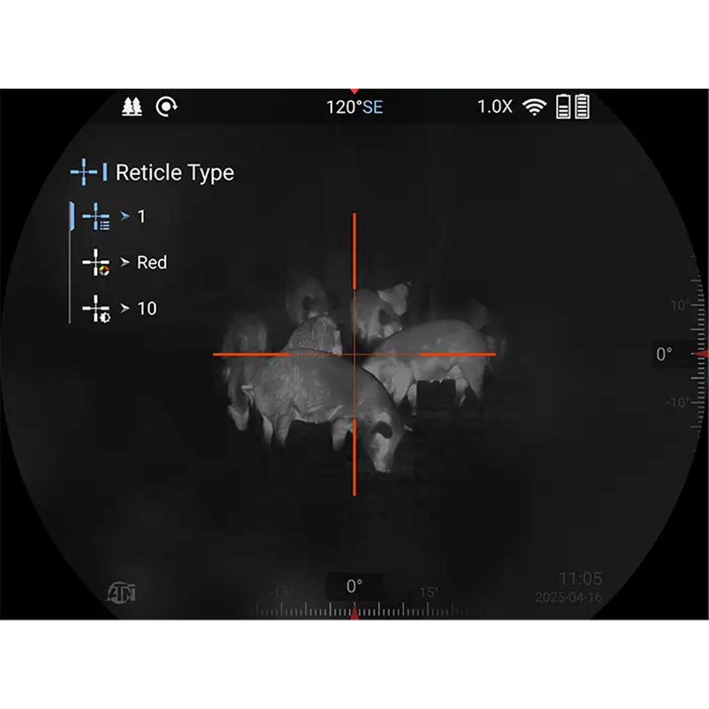 "ATN ThOR 6 Elite 640 Thermal Scope 3-24x, 640x512Sensor Black w/Wi-Fi & Recording"