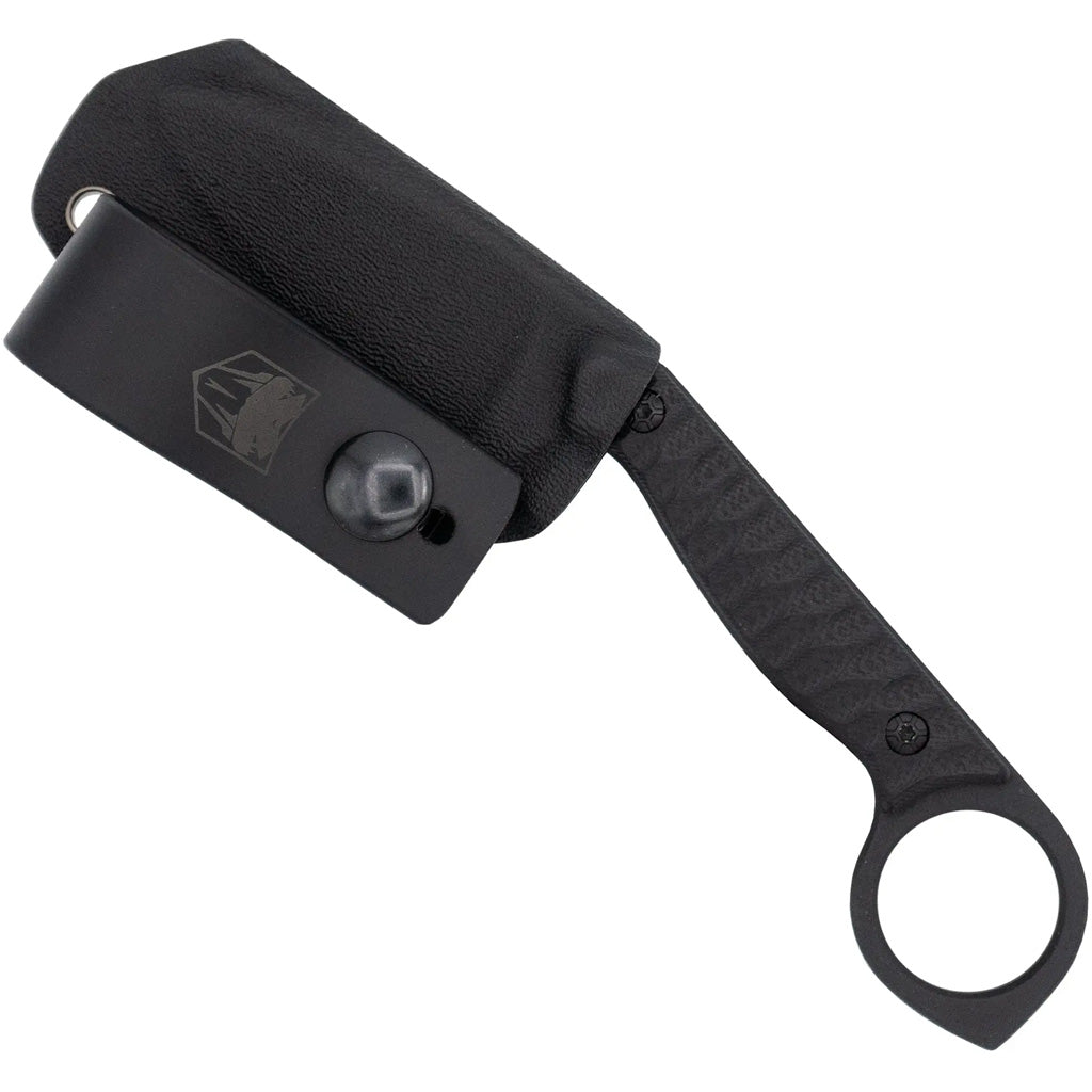 CobraTec Wolfteeth Knife Fixed Blade Black