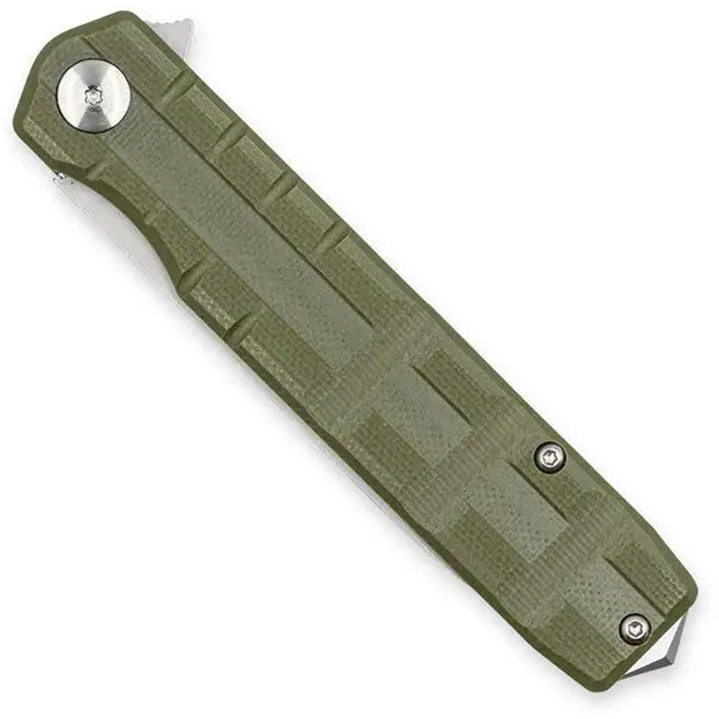CobraTec Medium Kuzio Drop Folder Knife Folding Blade OD Green