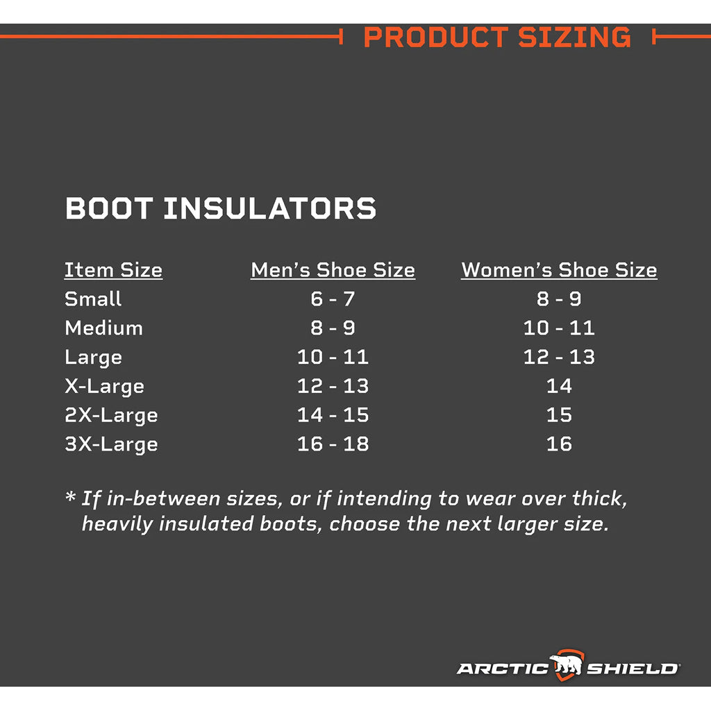Arctic Shield Boot Insulators Realtree APX Large (10-11)