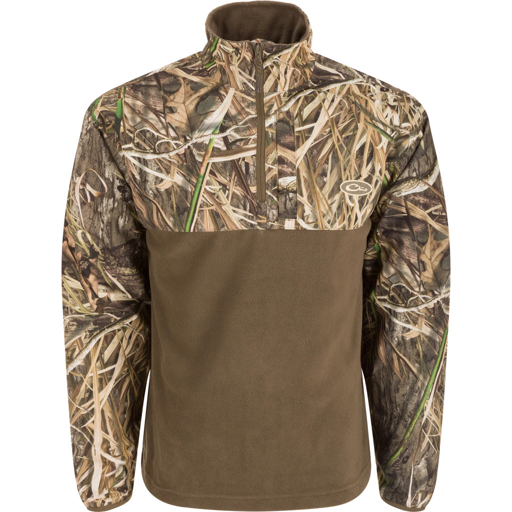 Drake 1/4 Zip Refuge Eqwader MO OG Shadowgrass 2XL