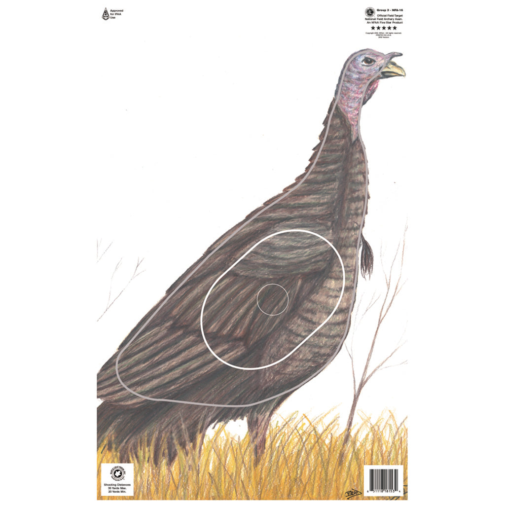Maple Leaf NFAA Animal Faces Group 3 Turkey