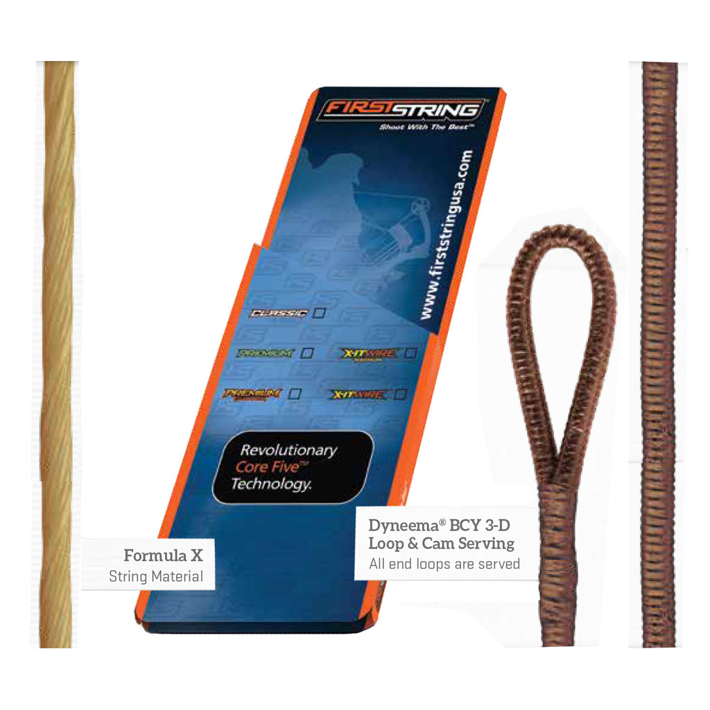 FirstString Classic String Set Buckskin w/Tan Serving Mathews Switchback