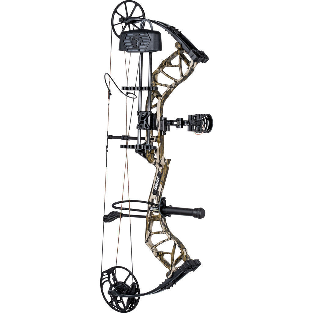 Bear Species XT RTH Bow Package Mossy Oak Bottomland/Black 55-70 lbs RH