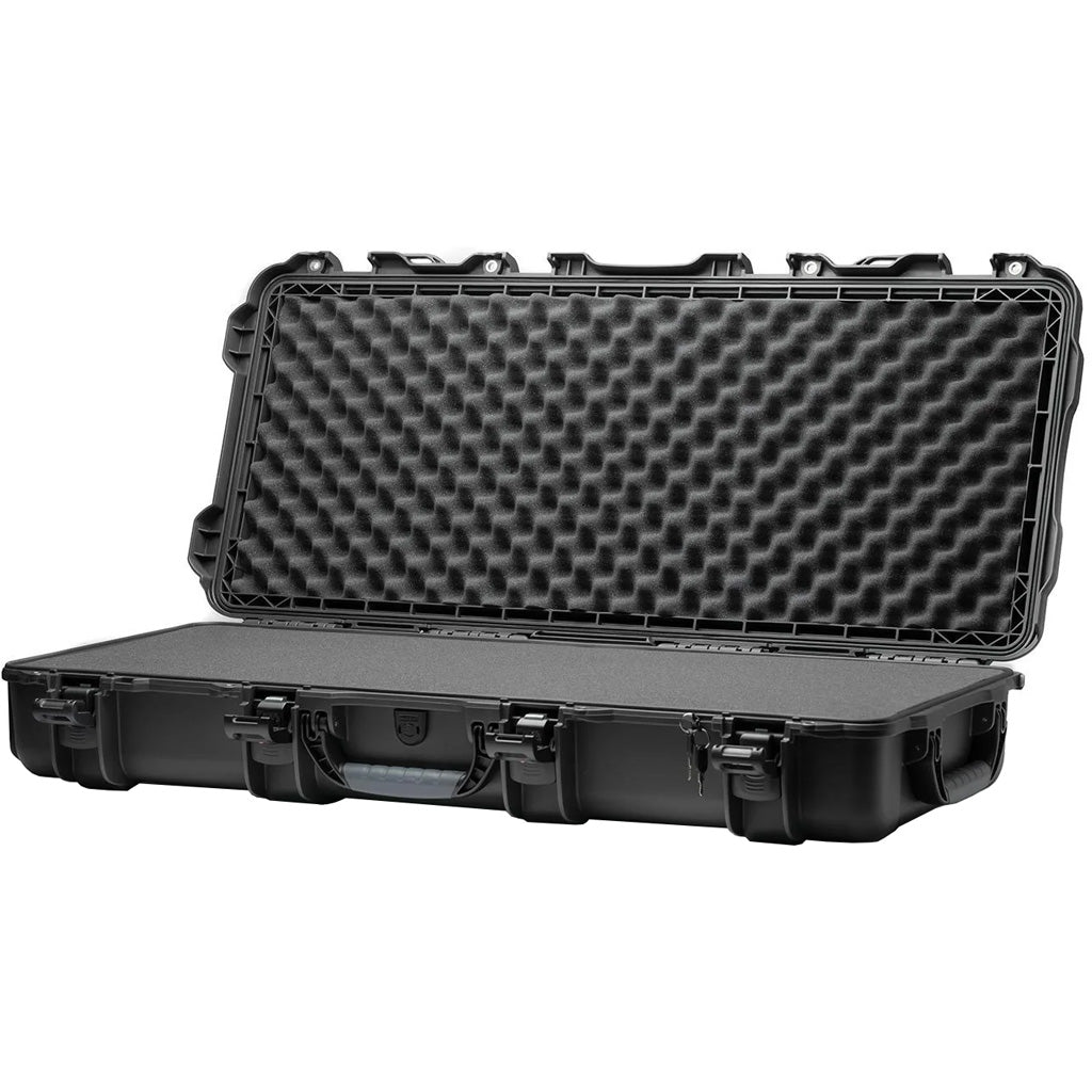 Nanuk Long Gun Hard Case w/Foam Black 36 in. Retractable Wheels and Handle
