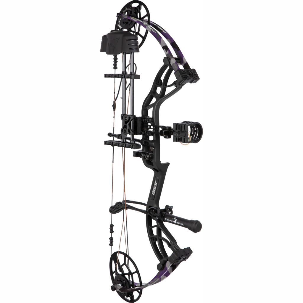 Bear Cruzer G4 RTH Bow Package Black/Fred Bear Twilight 70 lbs. RH