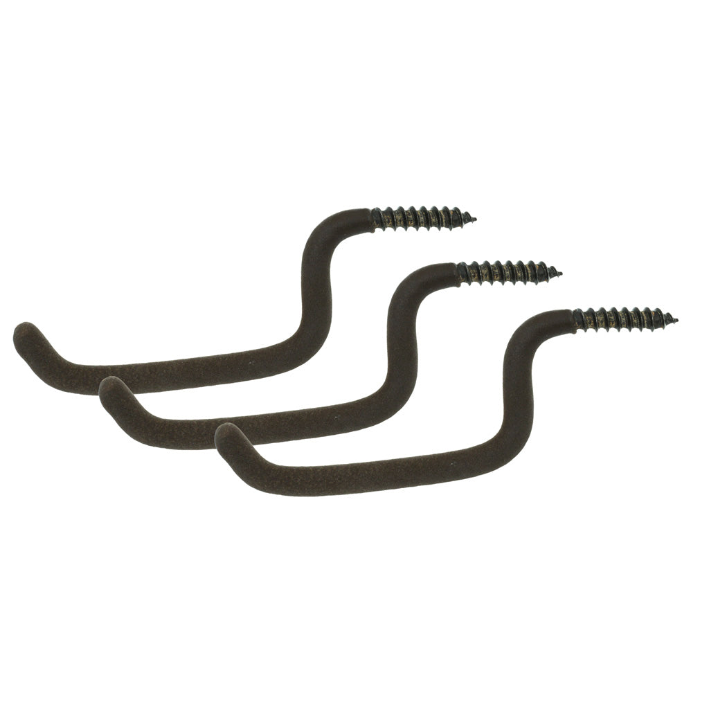October Mountain Bow and Accessory Hooks Brown 3pk