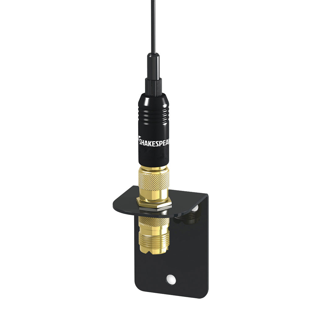 Shakespeare VHF 15in 5216 SS Black Whip Antenna - Bracket Included - image 2