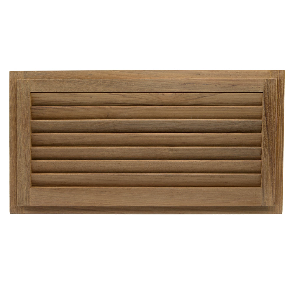 Whitecap Teak Louvered Insert - 9-3/8" x 18" x 3/4" - image 2