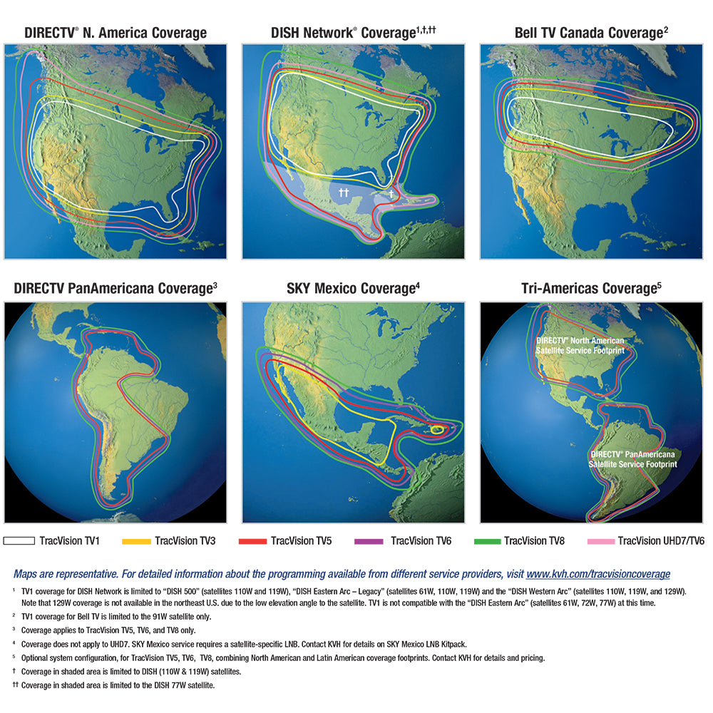 KVH TracVision TV6 - w/Circular LNB for North America - image 2