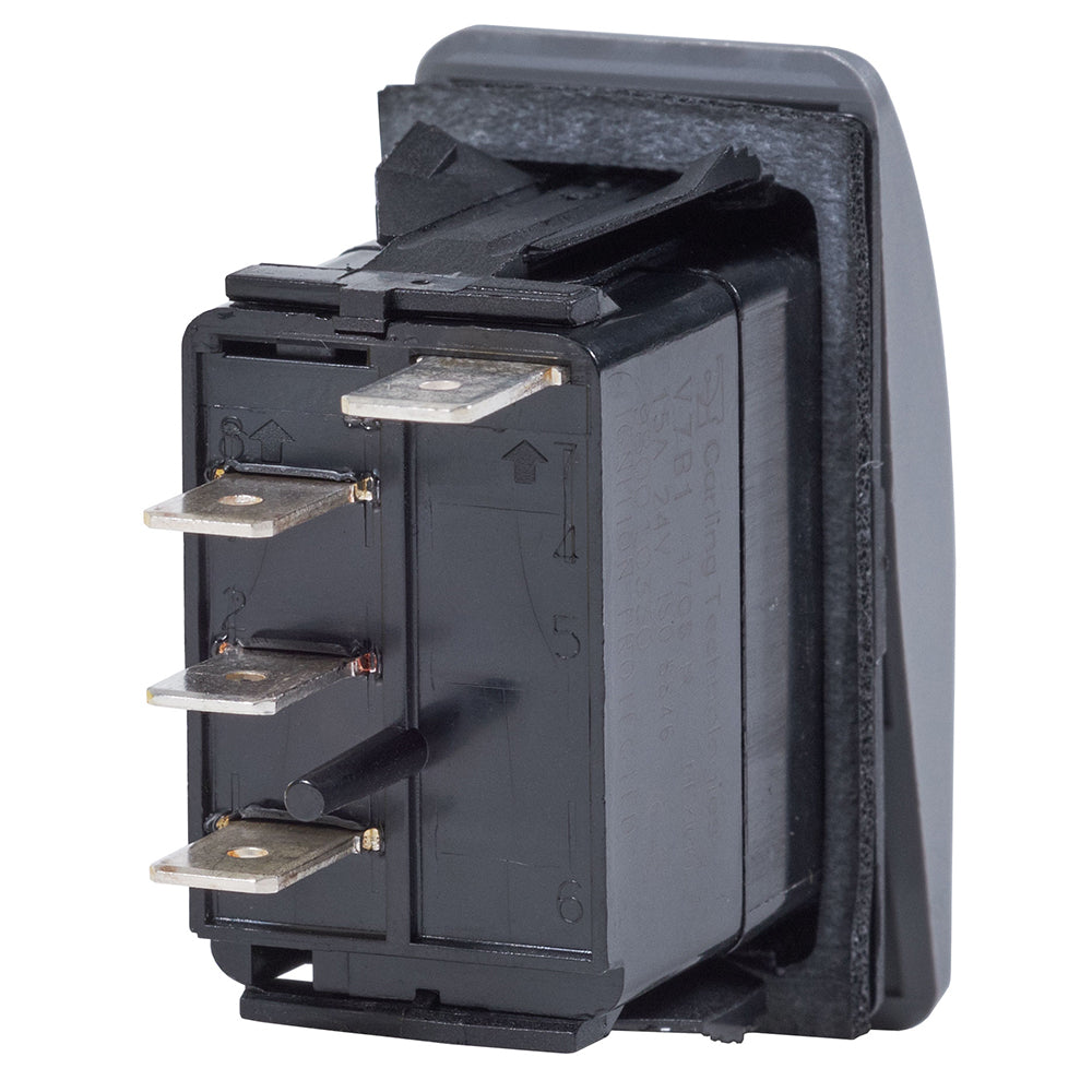 Blue Sea 7943 Contura II Switch SPDT - (ON)-OFF-ON - Black - image 2