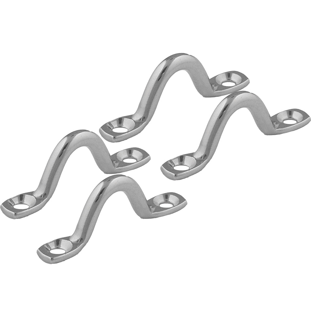 Taco Stamped Stainless Steel Eye Straps Pack of 4