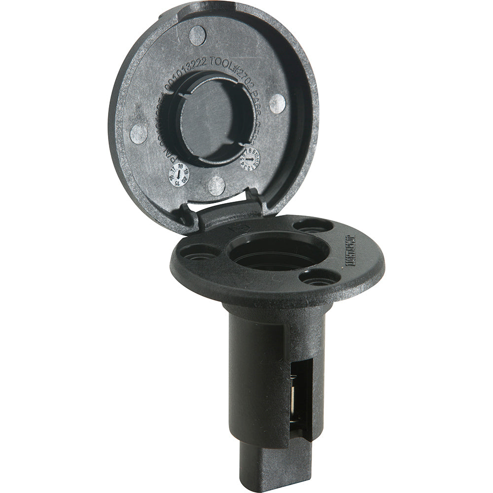 Attwood LightArmor Plug-In Base - 2 Pin - Black - Round - image 2