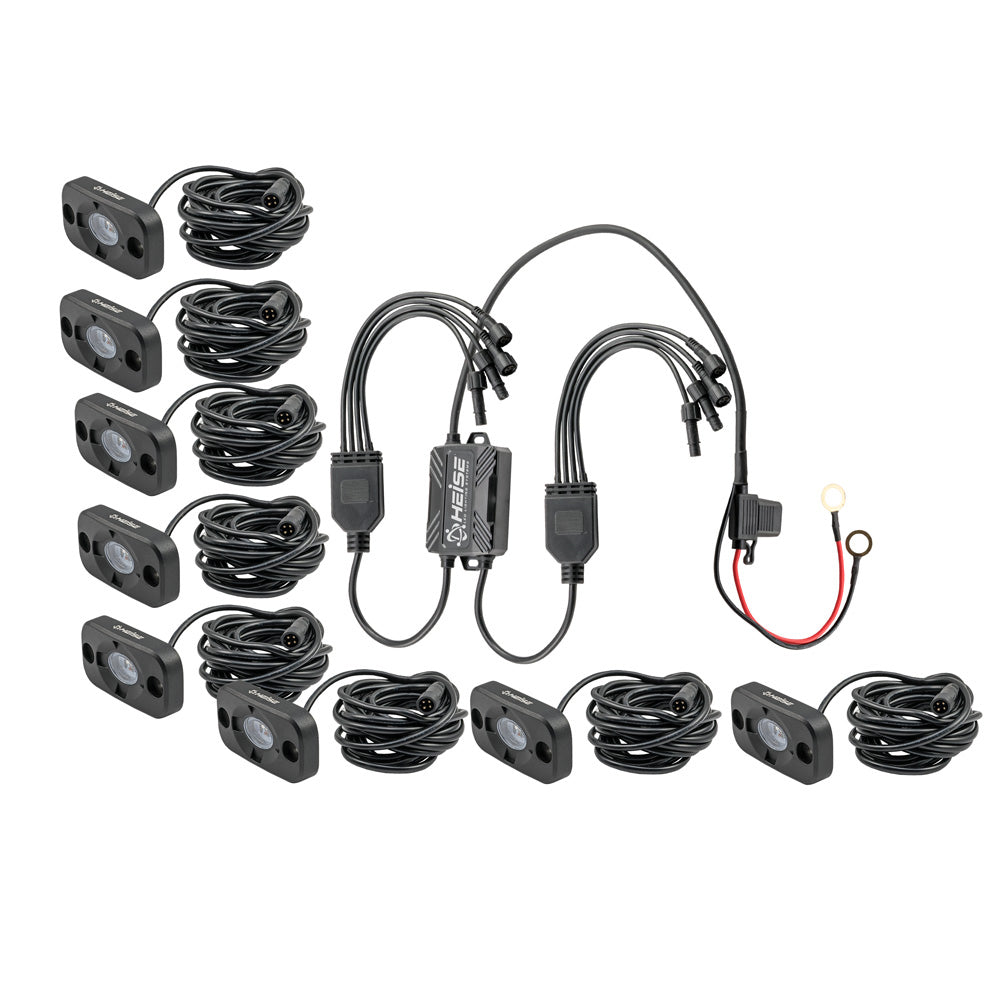 HEISE RGB Accent Lighting Kit - Pack of 8