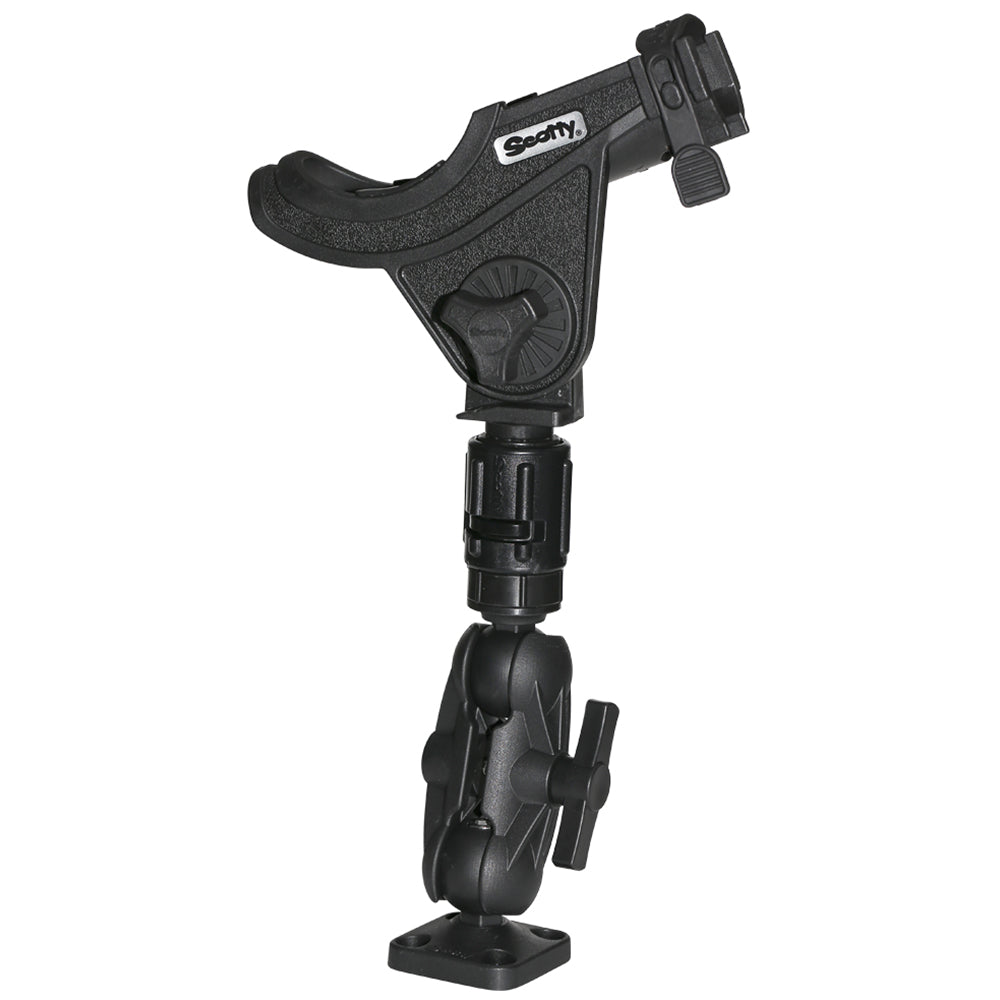 Scotty 162 1.5" Ball Mount w/Gear Head Post & 241 Side Deck Mount - image 2
