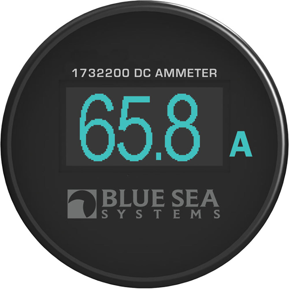 Blue Sea 1732200 Mini OLED Ammeter - Blue - image 2