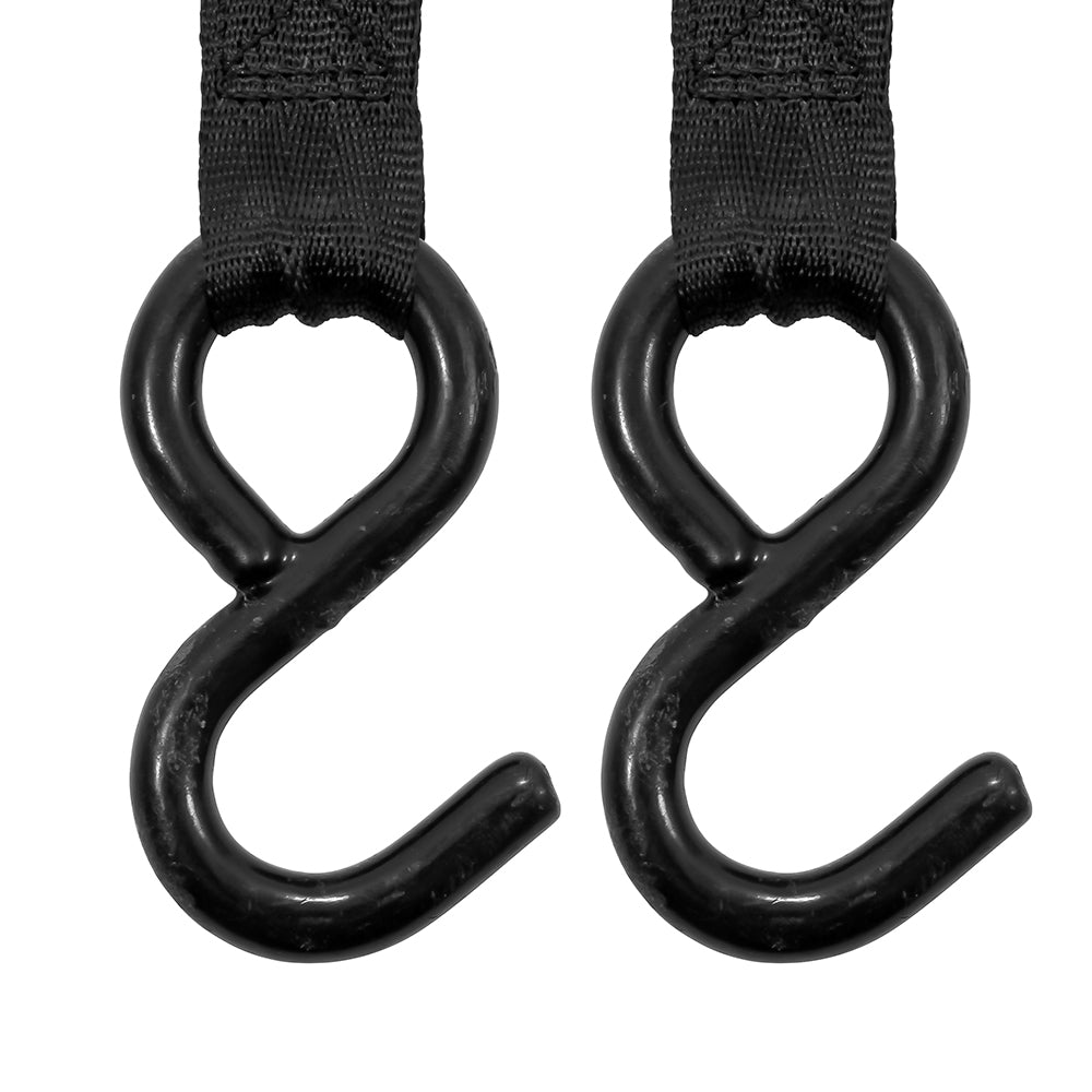 Camco Retractable Tie Down Straps - 2" Width 5.5' Bolt On - image 5