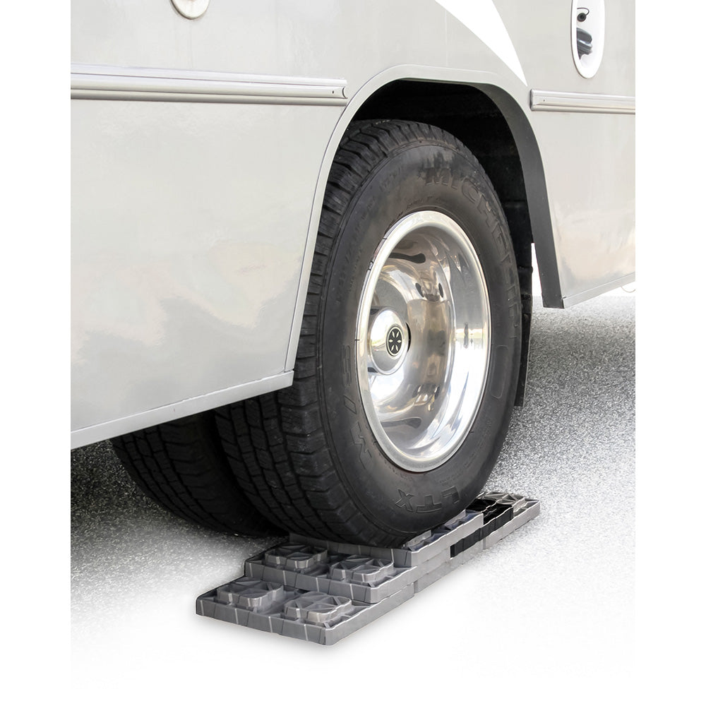 Camco FasTen Leveling Blocks XL w/T-Handle - 2x2 - Grey *Pack of 10 - image 3