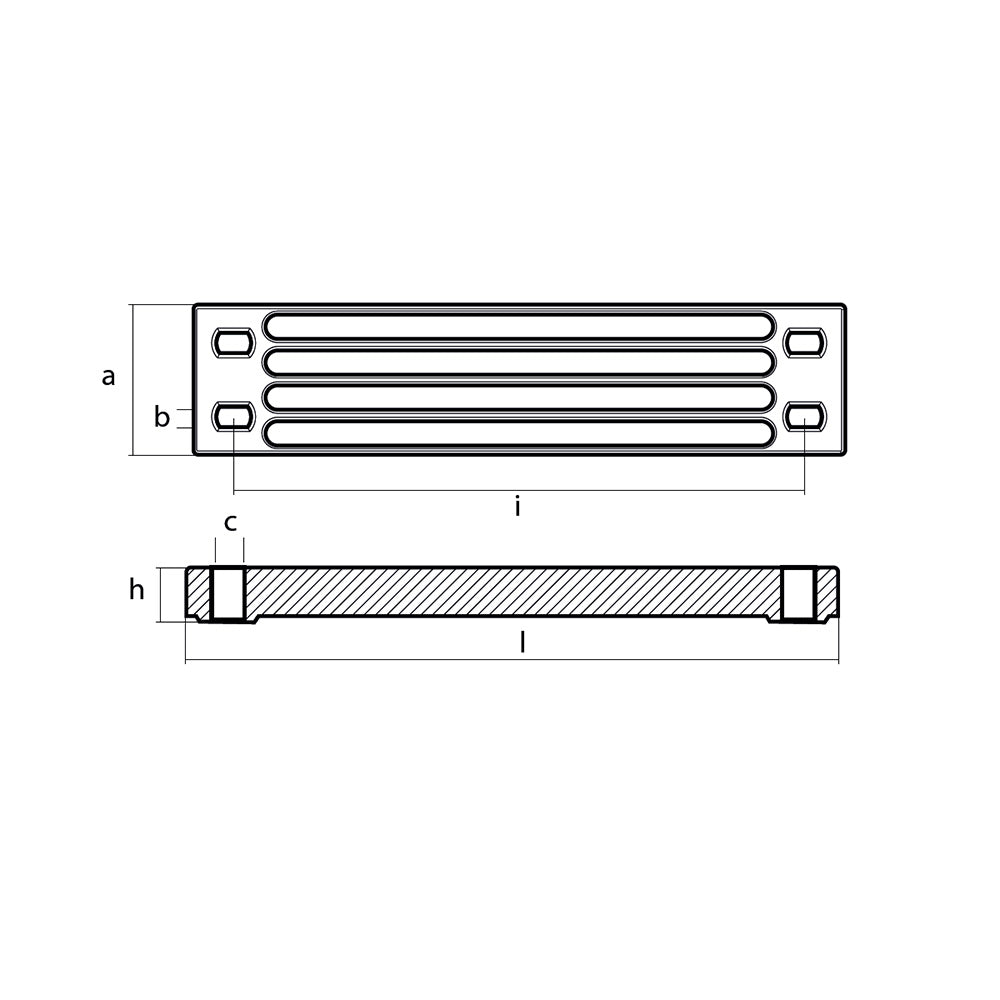 Tecnoseal Zinc Yamaha Bar Anode f/Engine Bracket - image 2