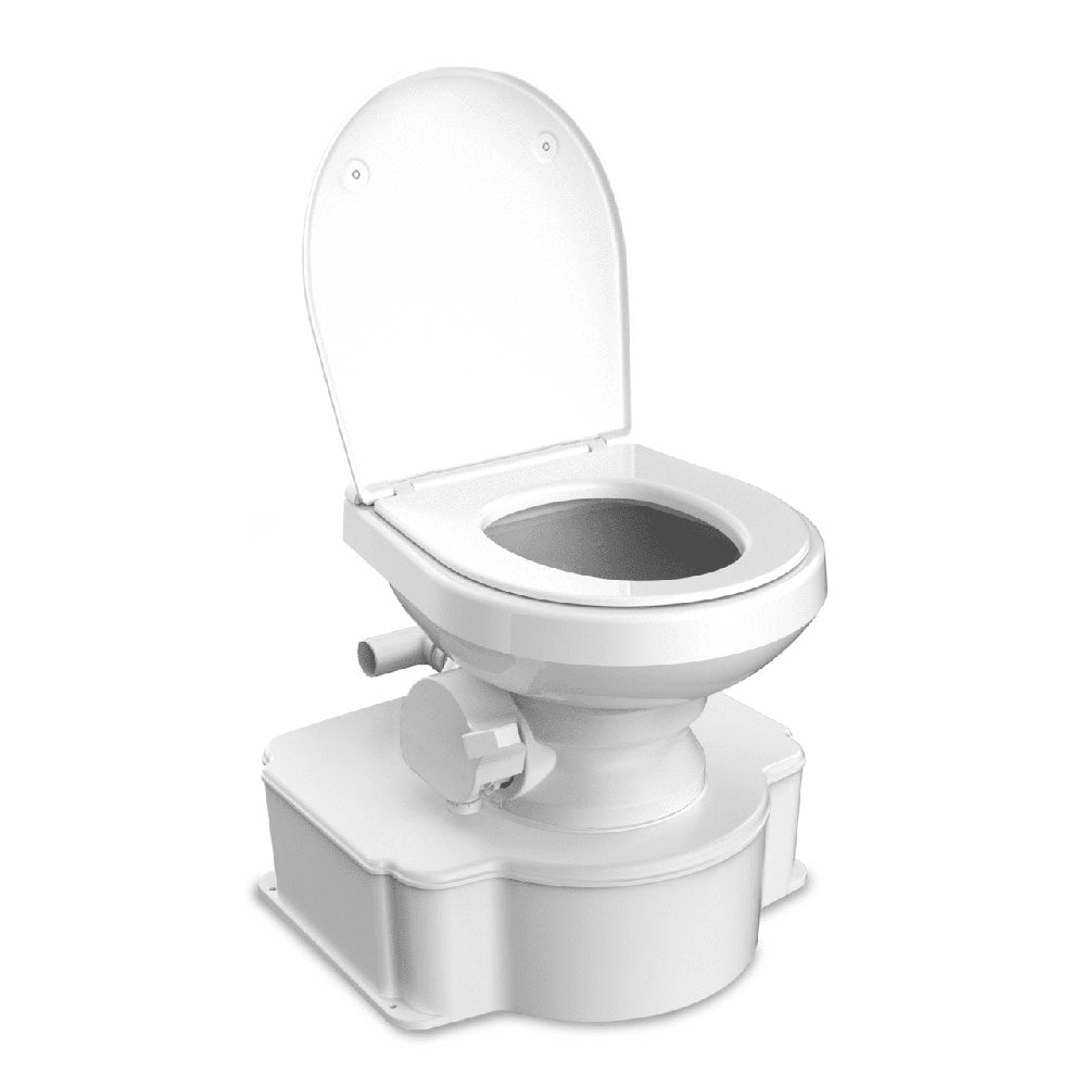 Dometic™ White M65 Marine Gravity Toilet - Standard Seat Size w/Foot Pedal - image 2