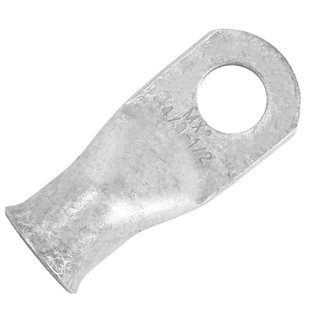 Pacer Tinned Lug 4/0 AWG - 1/2" Stud Size - Pack of 10