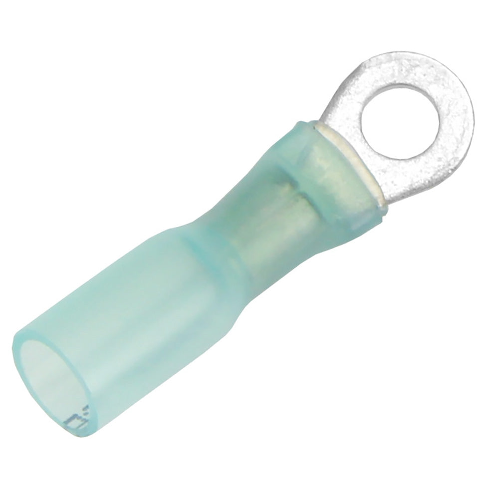Pacer 16-14 AWG Heat Shrink Ring Terminal - #8 Stud Size - Pack of 25
