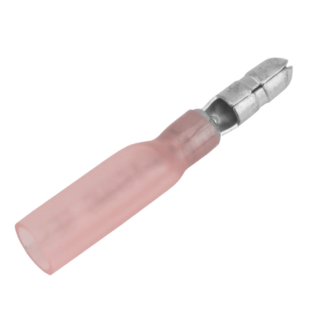 Pacer 22-18 AWG Heat Shrink Male Bullet Terminal - Pack of 100