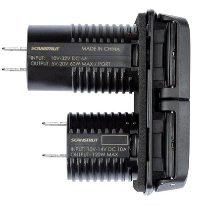 Scanstrut Flip Pro Multi - Dual USB-C & 12V Power Socket - image 4